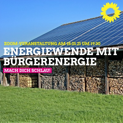 Energiewende durch Bürgerenergie vorantreiben
