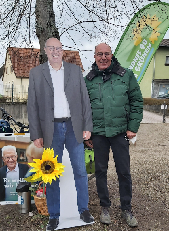 Grüne Wahlpartys für den Wahlkreis Wiesloch